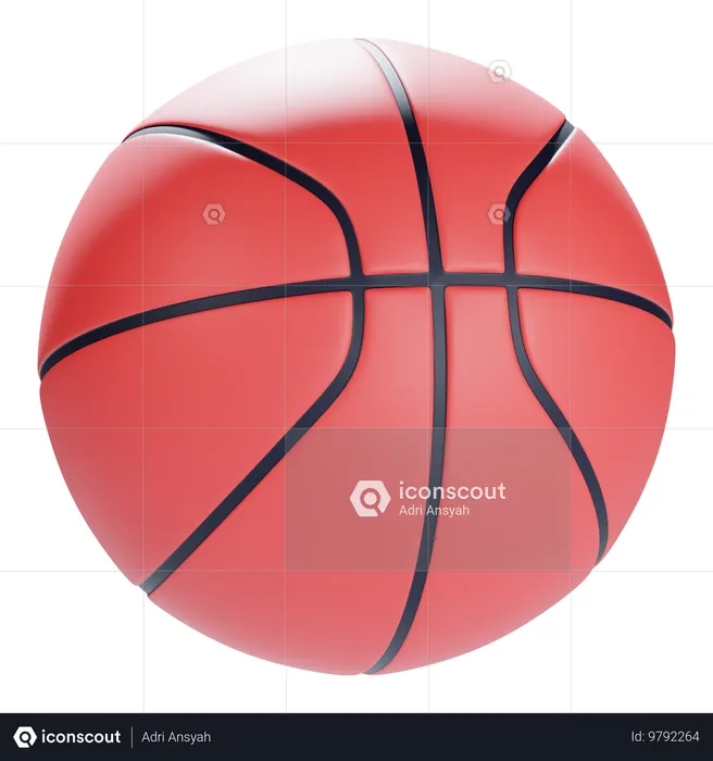 Basketball  3D Icon