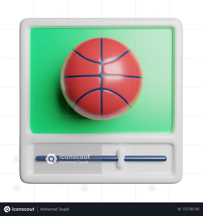 Basketball  3D Icon