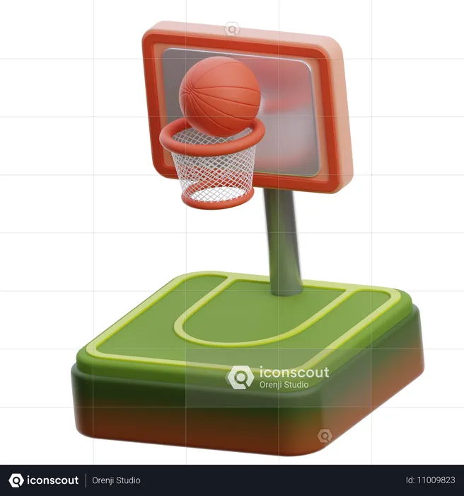 Basketball  3D Icon