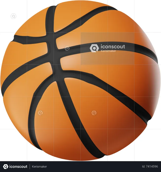 Basketball  3D Icon