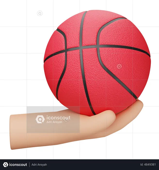 Basketball  3D Icon