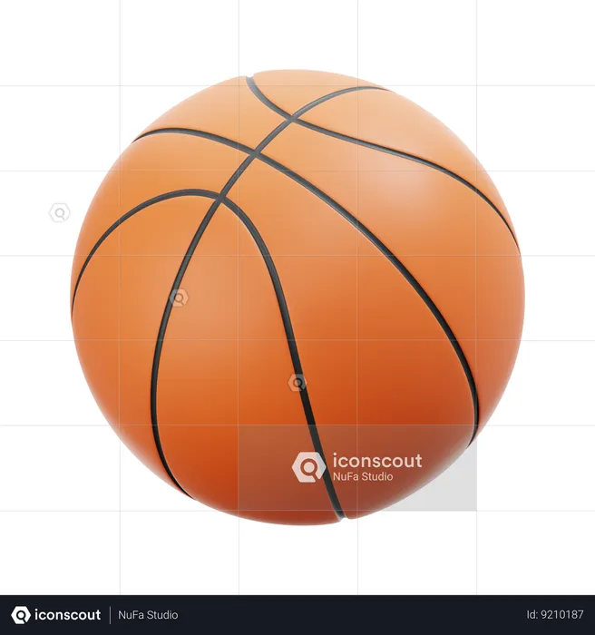 Basketball  3D Icon