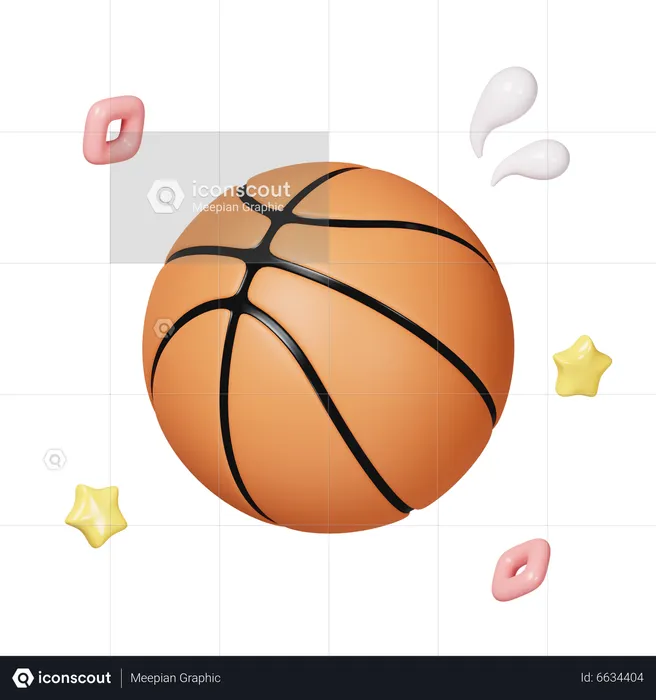 Basketball  3D Icon