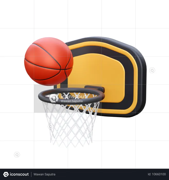 Basketball  3D Icon