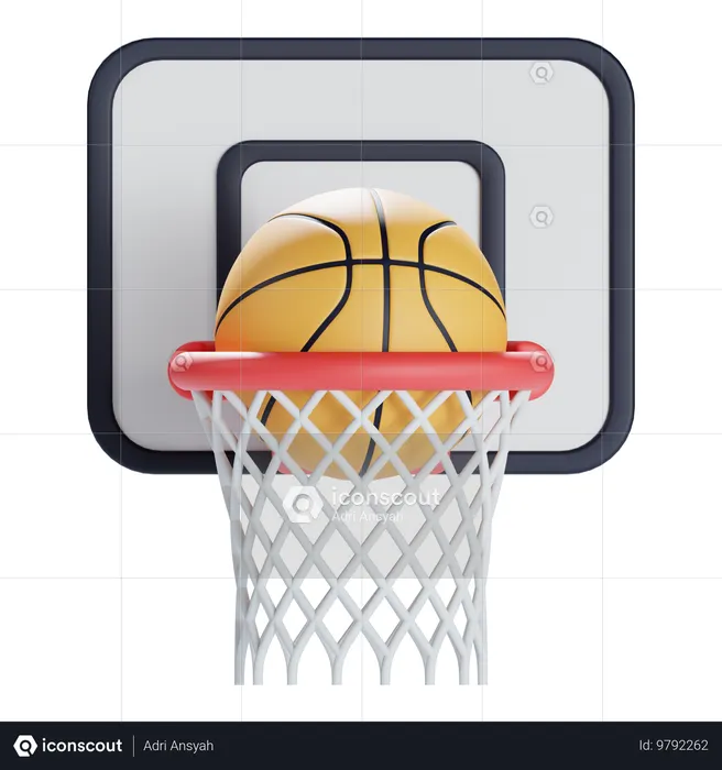 Basketball  3D Icon