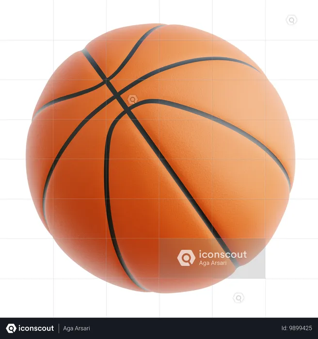 Basketball  3D Icon