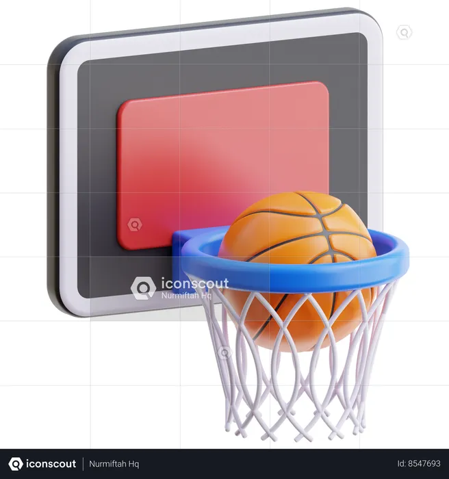 Basketball  3D Icon