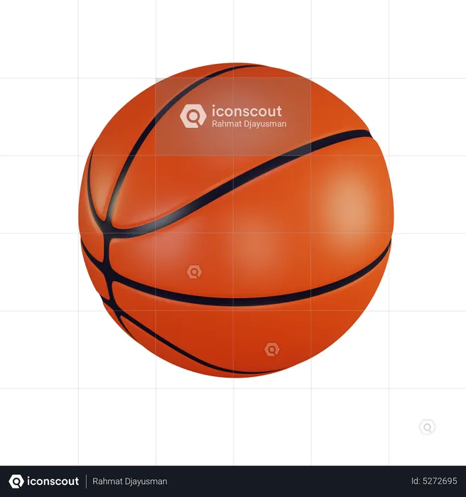 Basketball  3D Icon