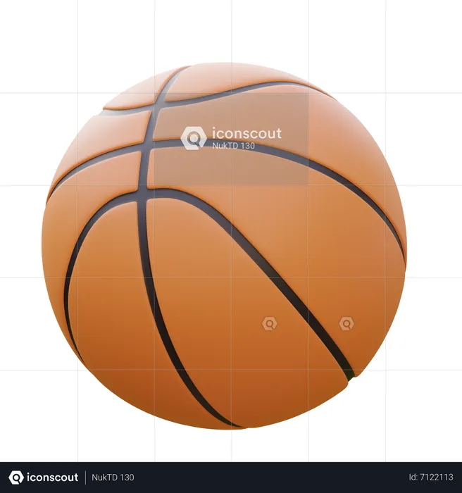 Basketball  3D Icon