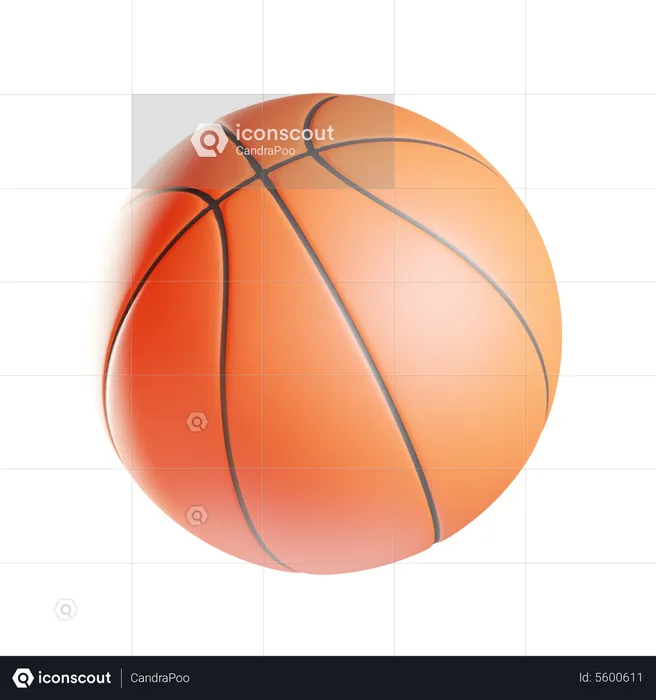 Basketball  3D Icon