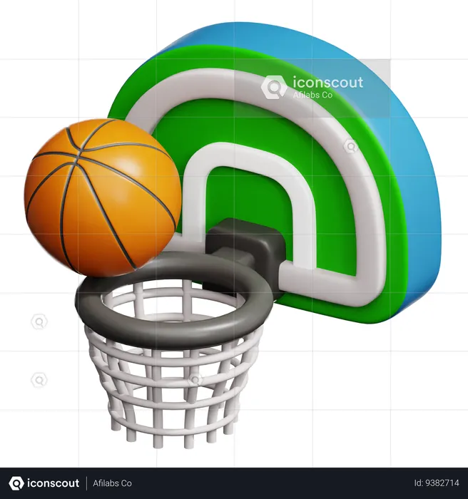 Basketball  3D Icon