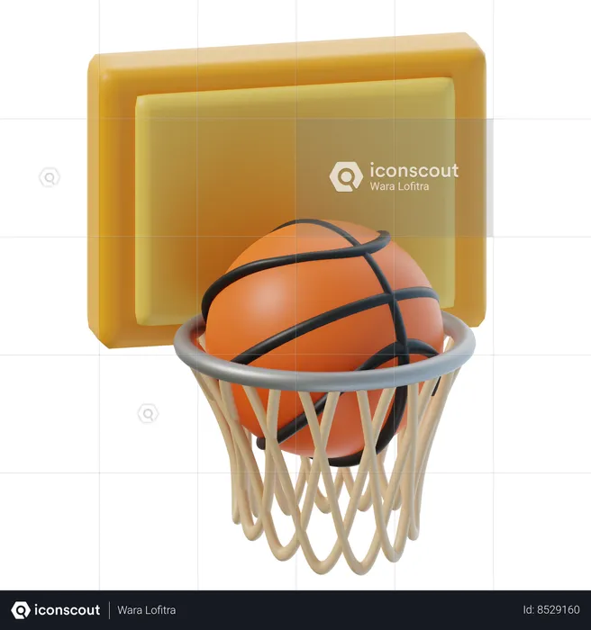 Basketball  3D Icon