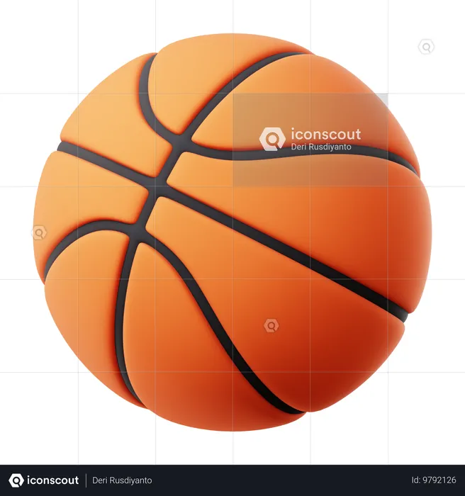 Basketball  3D Icon