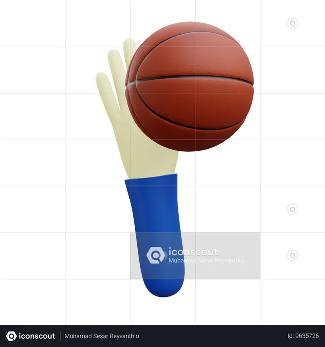 Basketball  3D Icon