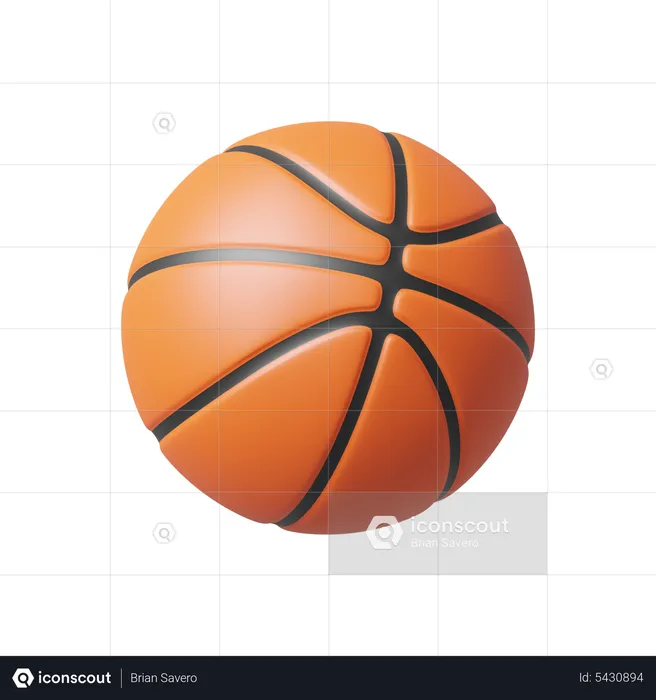 Basketball  3D Icon