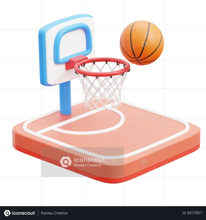 Basketball  3D Icon