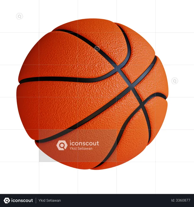 Basketball  3D Illustration