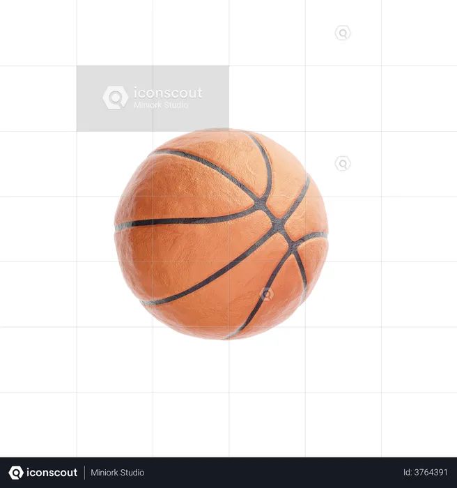 Basketball Logo 3D Logo
