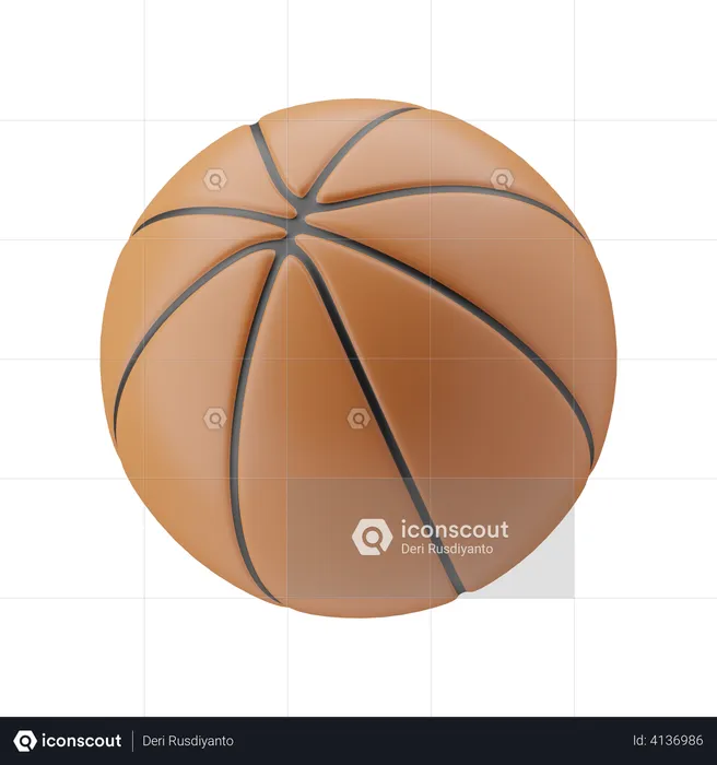 Basketball  3D Illustration