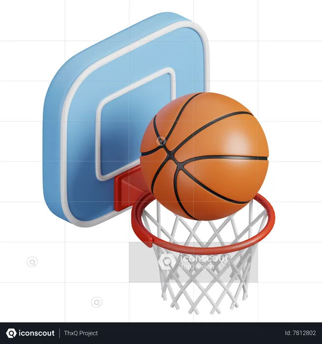 Basketball  3D Icon