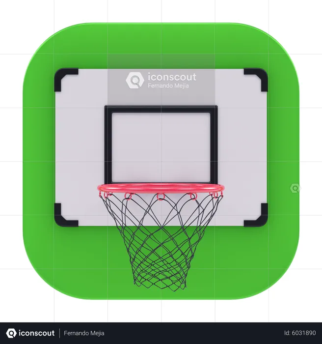 Basketball App  3D Icon