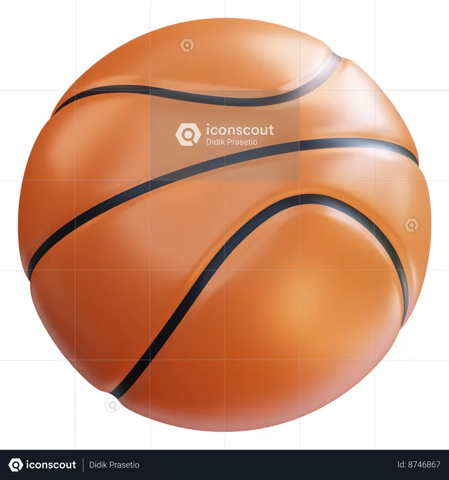 Basketball Ball  3D Icon