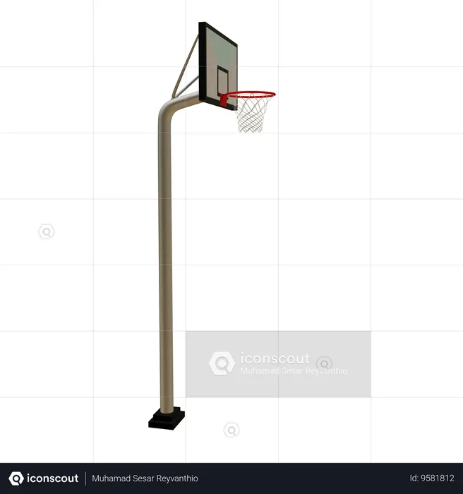 Basketball Hoop  3D Icon