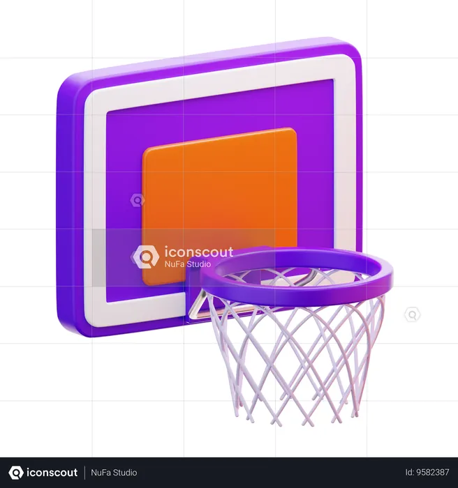 Basketball Hoop  3D Icon