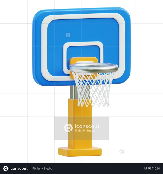 Basketball Hoop  3D Icon