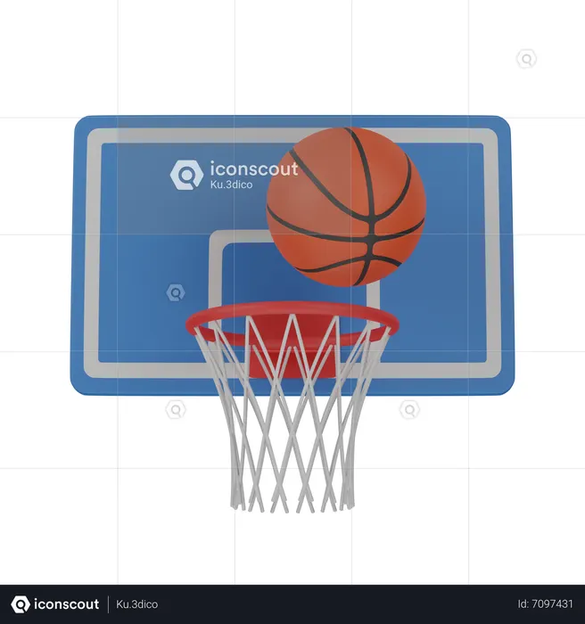 Basketball Hoop With Ball 3D Icon Download In PNG, OBJ Or, 51% OFF