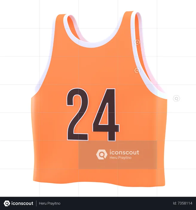 Basketball Jersey  3D Icon