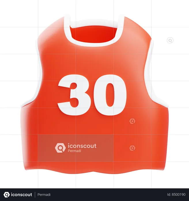 Basketball Jersey  3D Icon