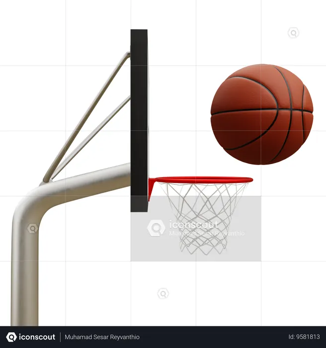 Basketball Net  3D Icon