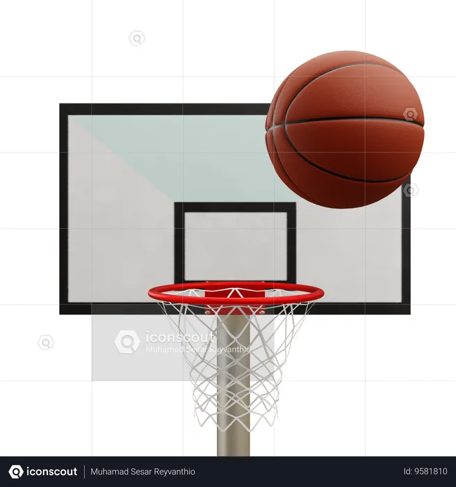 Basketball Net  3D Icon