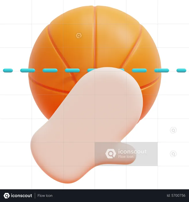 Basketball Steal  3D Icon