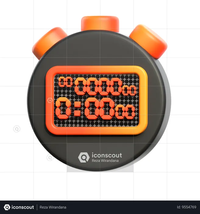 Basketball Timer  3D Icon