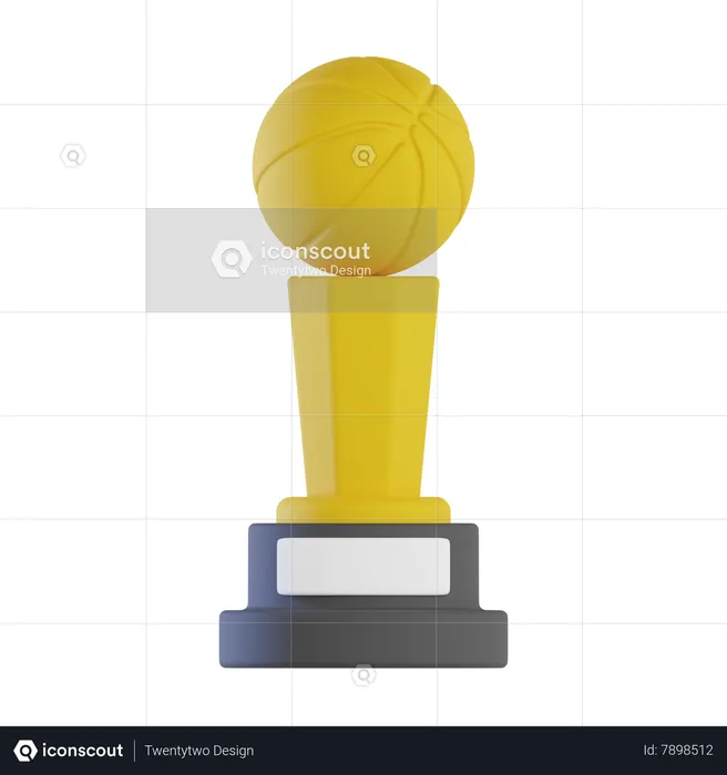 Nba Trophy Png - Nba Champion Trophy Drawing, Transparent Png