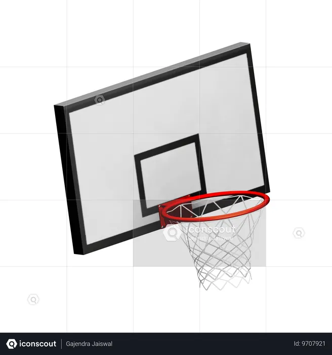 Basketballkorb  3D Icon