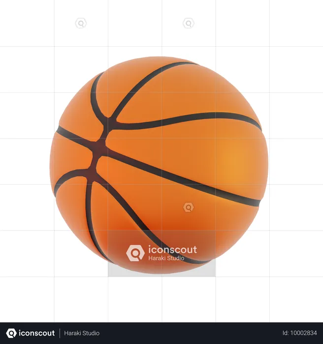 Basquetebol  3D Icon