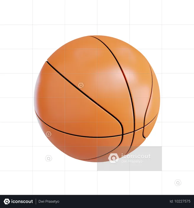 Basquetebol  3D Icon