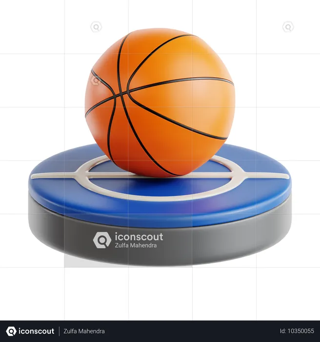 Basquetebol  3D Icon