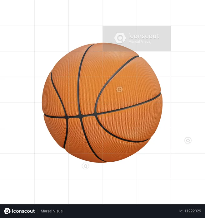 Basquetebol  3D Icon