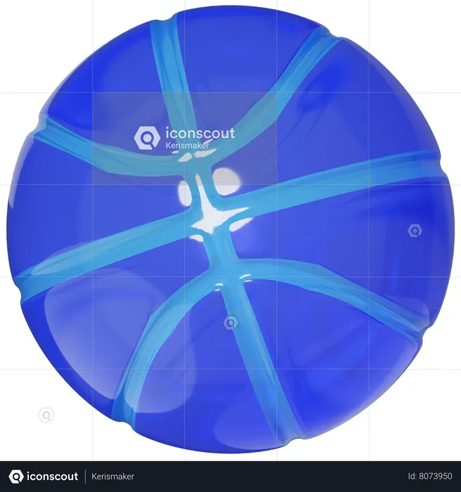 Basquetebol  3D Icon