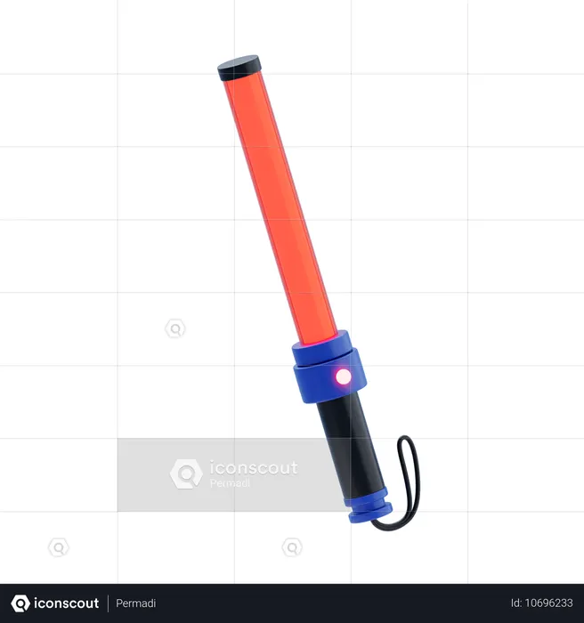 Bastão de luz  3D Icon