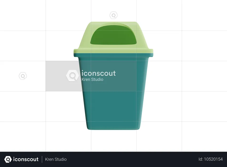 Basura  3D Icon