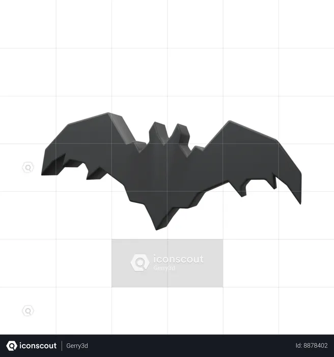 Bat  3D Icon