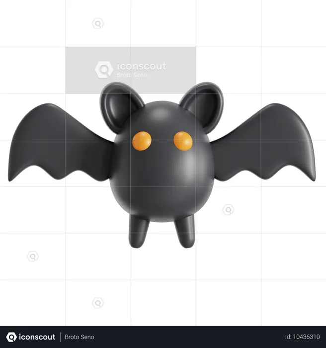 Bat  3D Icon