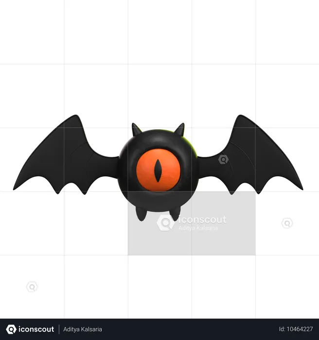Bat  3D Icon
