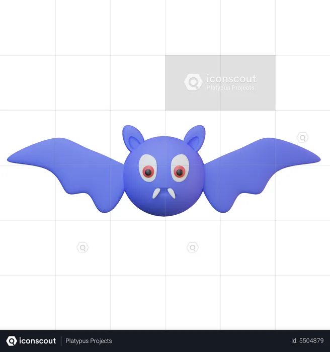 Bat  3D Icon