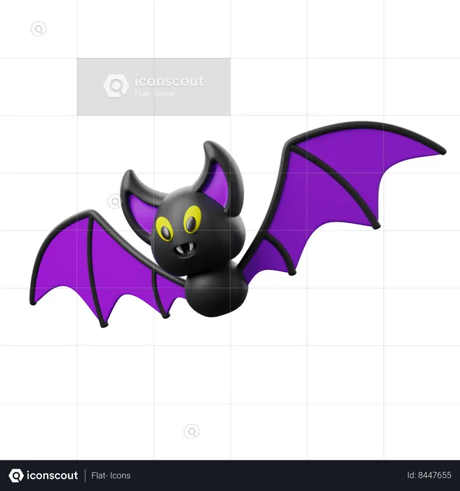 Bat  3D Icon
